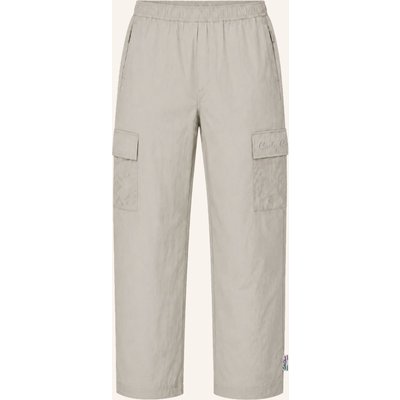 Carlo Colucci Flockprint Cargohose - Soft Impact Fipinger beige