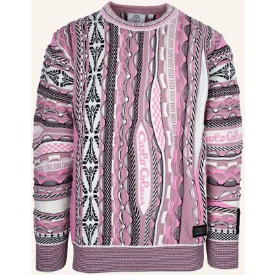 Carlo Colucci Strickpullover - 3d Knit Fuscaldo pink