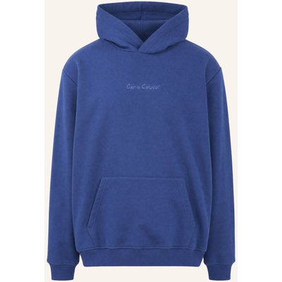 Carlo Colucci Oversize Hoodie - Human Canvas Framba blau