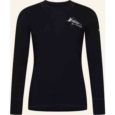 Vaude Funktionsshirt W Monviso Wool Ls T-Shirt schwarz
