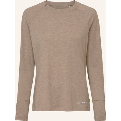 Vaude Langarmshirt Skomer Iii gruen