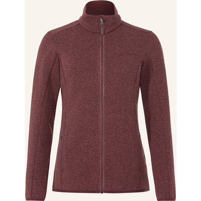 Vaude Strick-Fleecejacke Rienza rot