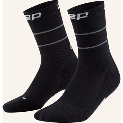 Cep Cep Cep Pro Run Reflective Socks, Mid Cut, 2.0, Women schwarz