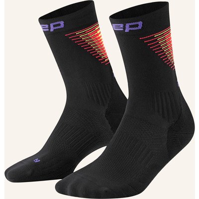 Cep Cep Cep Run Edt. Halo Socks, Mid Cut, Women schwarz