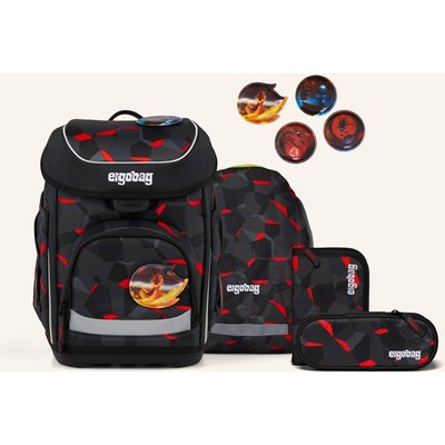 Ergobag Schulranzen-Set Cubo Set grau