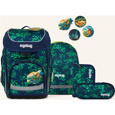 Ergobag Schulranzen-Set Cubo Set gruen