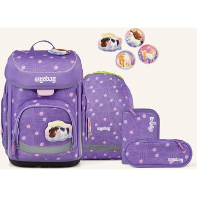 Ergobag Schulranzen-Set Cubo Set lila