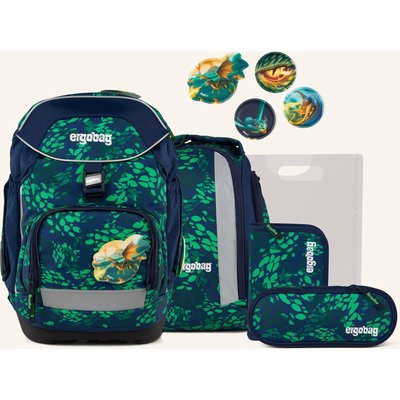 Ergobag Schulranzen-Set Pack Set gruen