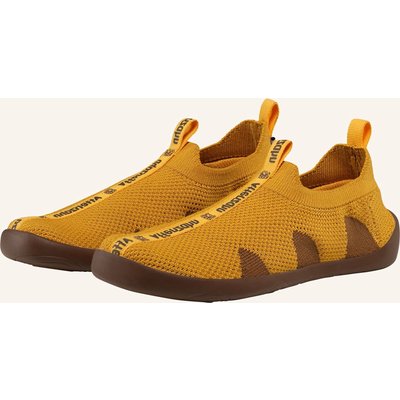 Affenzahn Hausschuh Knit Flinky gelb