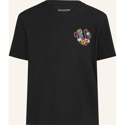 True Religion T-Shirt Garden schwarz