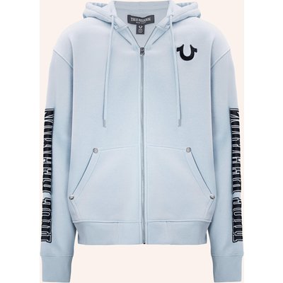 True Religion Zip-Hoodie Logo gruen