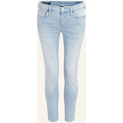 True Religion Jeans Halle Crop Slit blau