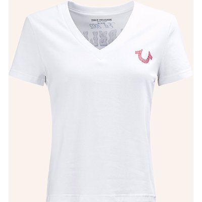 True Religion T-Shirt Heritage weiss