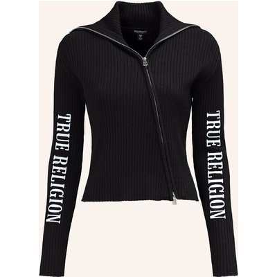 True Religion Sweater Zip schwarz