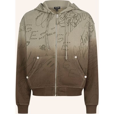 True Religion Zip Hoodie Big T Graffiti rosa