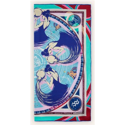 Codello Tuch Sternzeichen Wassermann blau