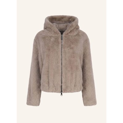 Blonde No.8 Kunstfell-Jacke Luisa beige