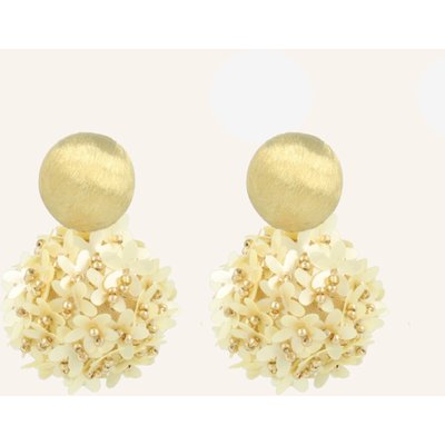 Lott.Gioielli Ohrringe Sequin Flower Globe M By Glambou gold