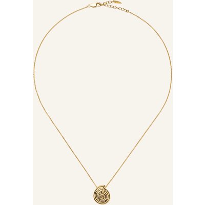 Missoma Halsketten Spiral Mini Pendant Necklace By Glambou gold