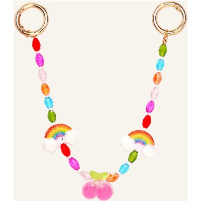 Crystal Haze Bag Charms Cherry Pop Bag Chain By Glambou gold