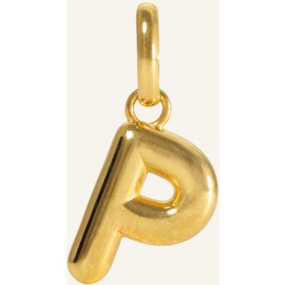 Pompidou Anhänger Puffy Letter P By Glambou gold