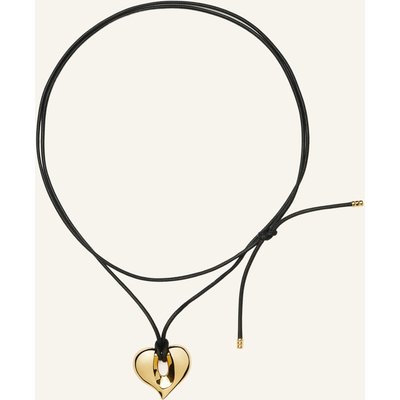 Missoma Ketten Molten Heart Pendant Cord Necklace By Glambou gold