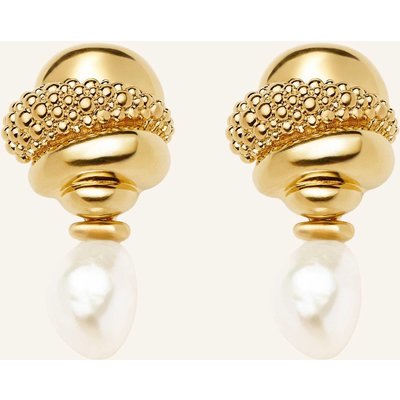 Missoma Ohrhänger Pearl Baya Detachable Drop Earrings By Glambou gold