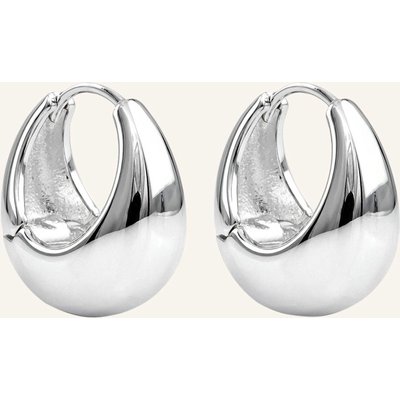 Pompidou Creolen Soft Bold Hoops By Glambou silber