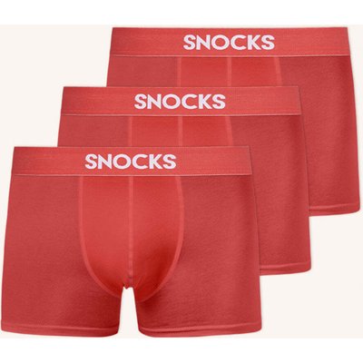 Snocks 3er-Pack Boxershorts rosa