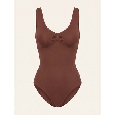 Snocks Shaping Body Mit Breiten Trägern braun