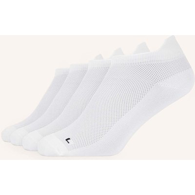 Snocks 4er-Pack Laufsocken weiss