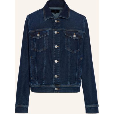7 For All Mankind Adi Trucker Jeansjacke blau