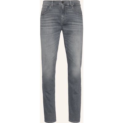7 For All Mankind Jeans Slimmy Tapered Skinny Fit grau