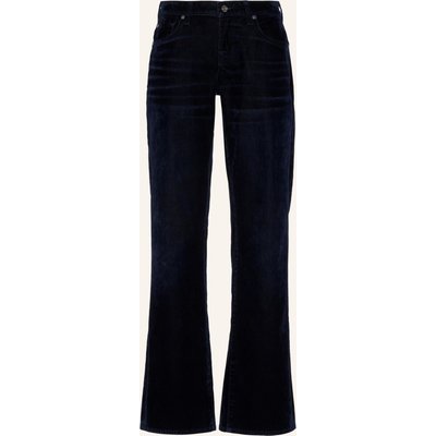 7 For All Mankind Pants Low Straight Straight Fit blau