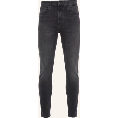 7 For All Mankind Jeans Slimmy Tapered Extra Slim Fit schwarz