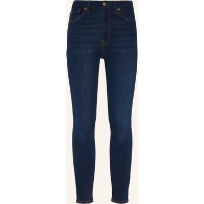 7 For All Mankind Jeans Hw Ankle Skinny Skinny Fit blau