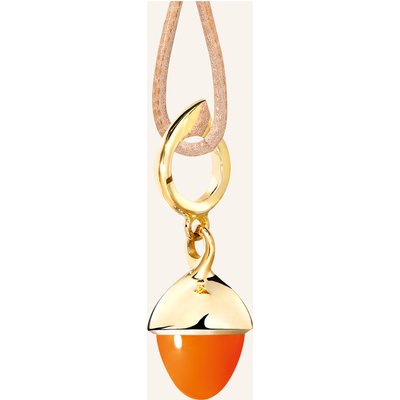Tamara Comolli Anhänger Pendant Mikado Flamenco Carnelian Aus 18k Gelbgold Mit Karneol gold