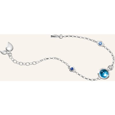 Tamara Comolli Armband Bracelet Bouton Mini Chain 'Ocean' - Small/Medium 18k Weißgold silber