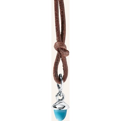 Tamara Comolli Anhänger Pendant Minimikado Turquoise 18k Weißgold silber