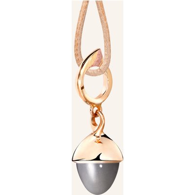 Tamara Comolli Anhänger Pendant Mikado Flamenco Moonstone Grey Aus 18k Roségold Mit Grauem Mondstein rosegold