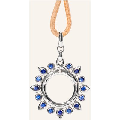 Tamara Comolli Anhänger Pendant Gypsy 'Ocean' Sun Small 18k Weißgold silber