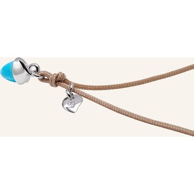 Tamara Comolli Armband Bracelet 'Mymikado' With Turquoise Aus 18 Karat Weißgold Mit Türkis silber