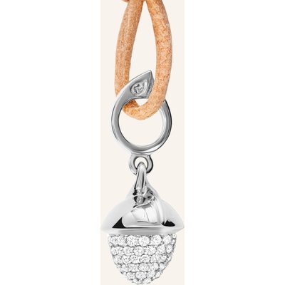 Tamara Comolli Anhänger Pendant Mikado Flamenco Diamond Pavé Mit Diamant Pavé 18k Weißgold silber