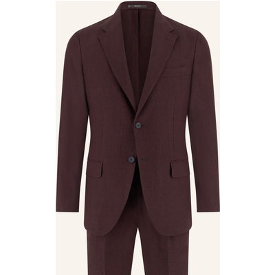 Boggi Milano Anzug Regular Fit rot