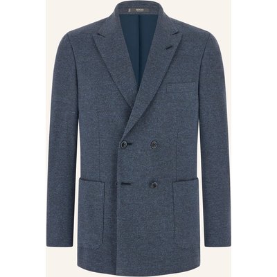 Boggi Milano Sweat-Sakko blau