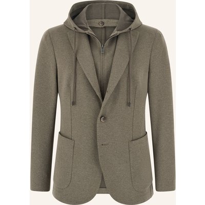 Boggi Milano Sweat-Sakko braun