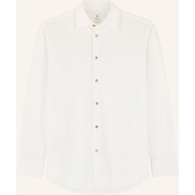 Boggi Milano Jerseyhemd Regular Fit weiss