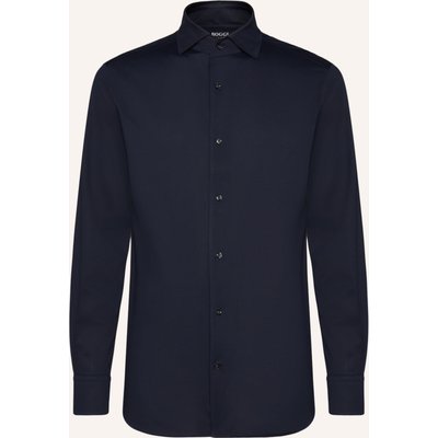 Boggi Milano Jerseyhemd Regular Fit blau