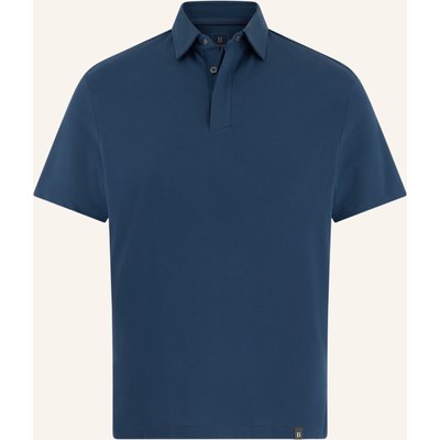 Boggi Milano Piqué-Poloshirt blau
