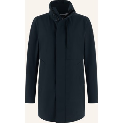 Boggi Milano Regenmantel blau